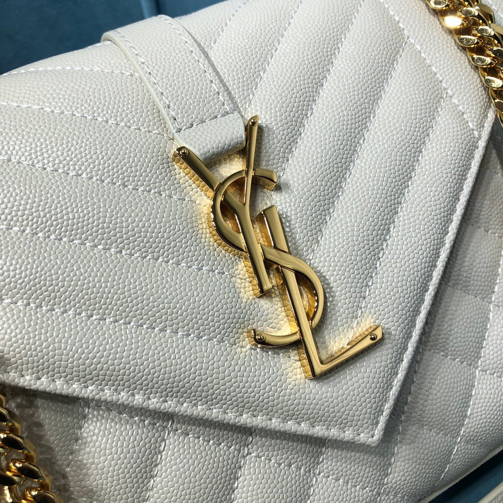 SAINT LAURENT ENVELOPE SHOULDER BAG