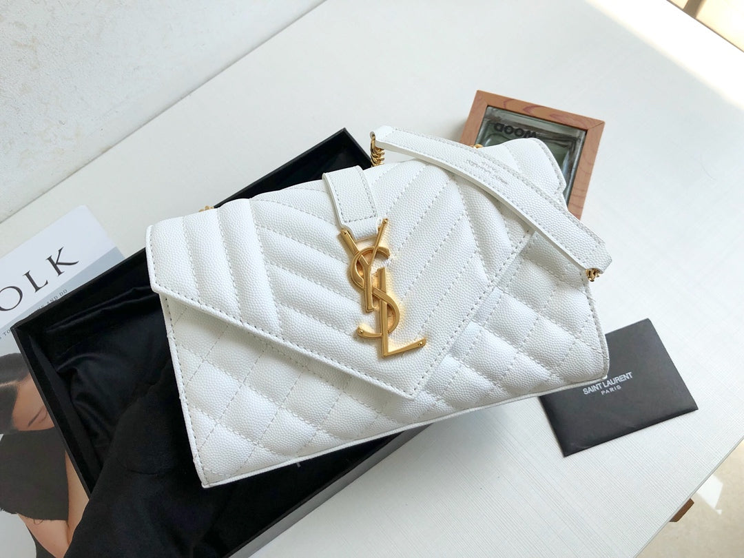 SAINT LAURENT ENVELOPE SHOULDER BAG