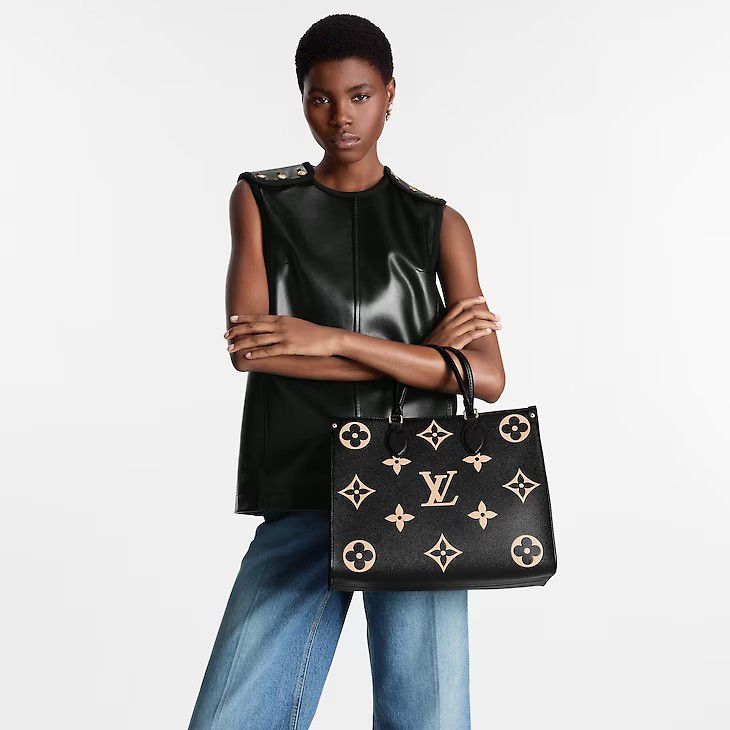 LOUISE VUITTON ONTHEGO MM SIZE TOTE BAG