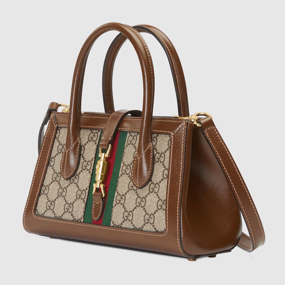 GUCCI SMALL TOTE WITH PISTON CLOSURE