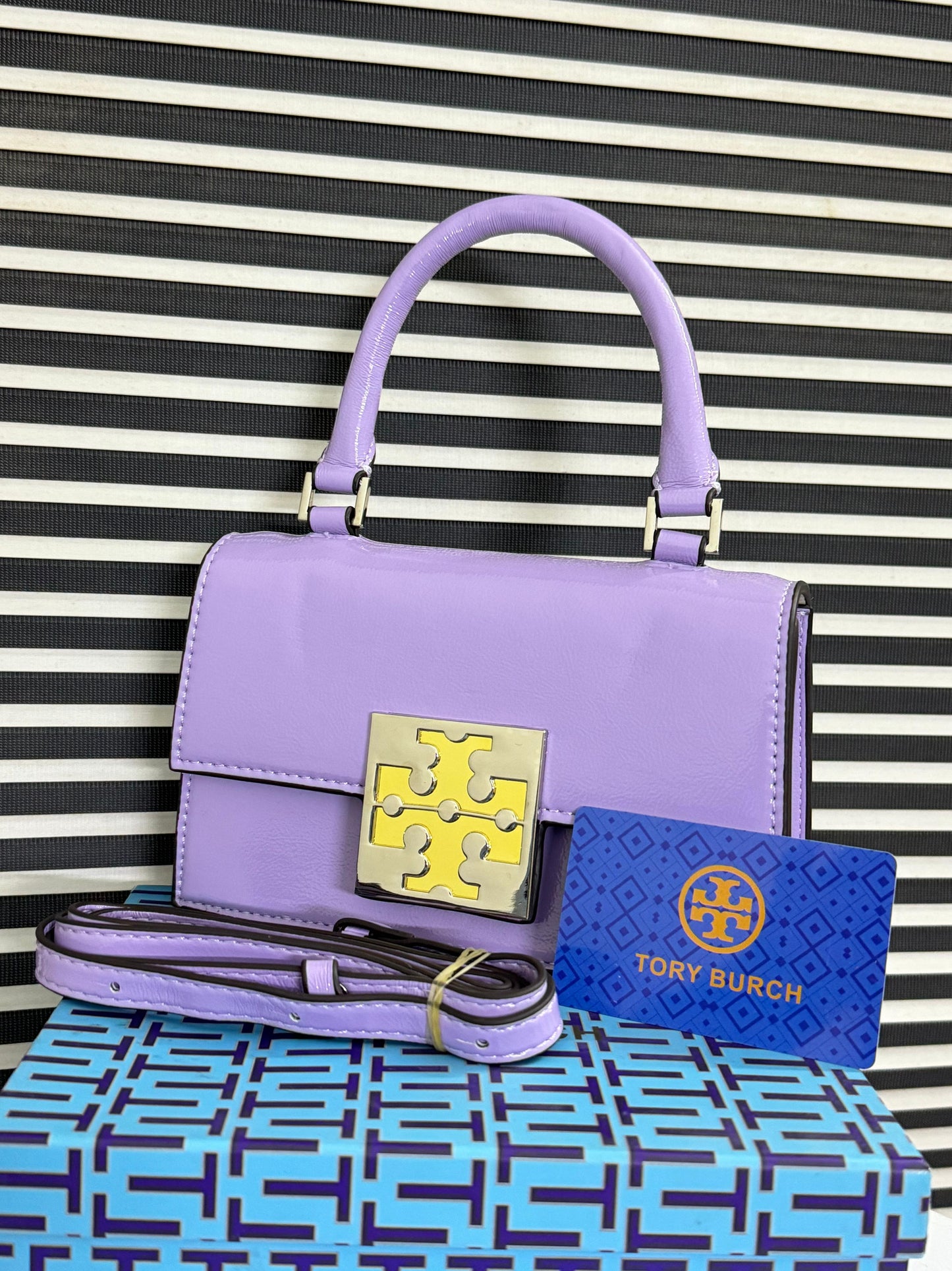 TORY BURCH 
BON BON MINI BAG TOP HANDLES