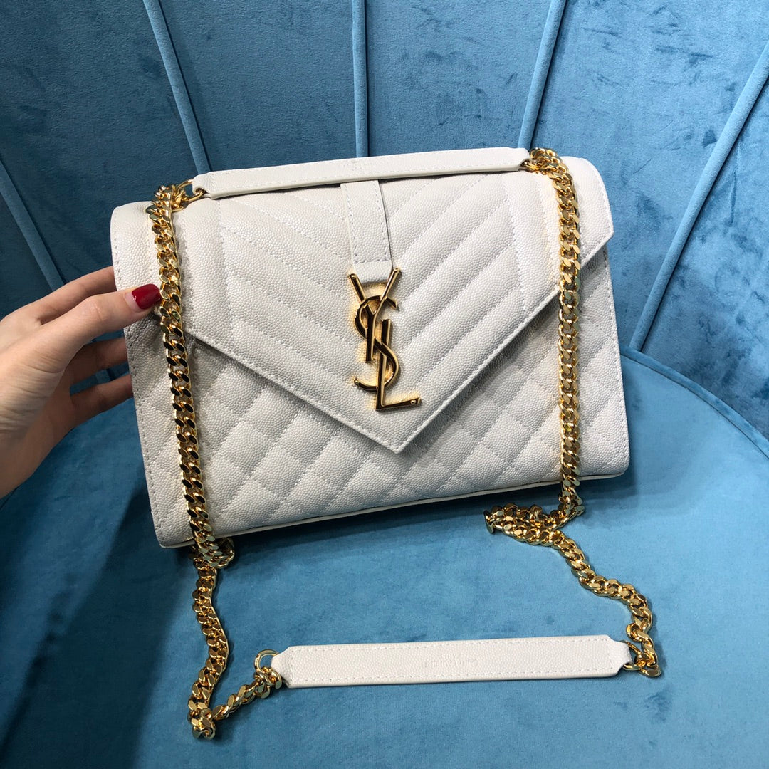 SAINT LAURENT ENVELOPE SHOULDER BAG