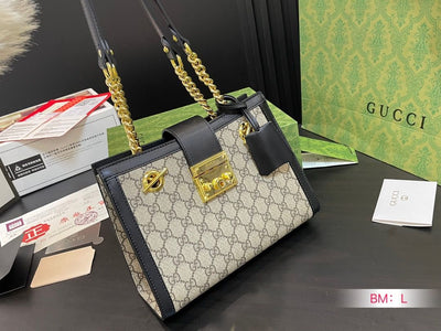 GUCCI PADLOCK SHOULDER BAGS