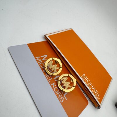 Michael Kors MK Logo Earrings