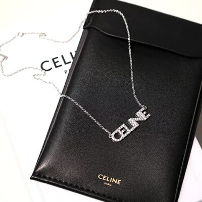 CELLINE MONOCHROMS STRASS NECKLACES